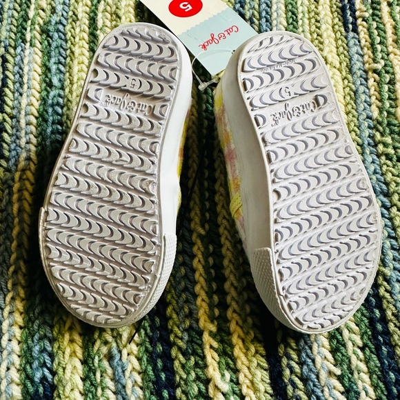 Cat & Jack Yellow and Pink Slip-On Sneakers - Picture 4 of 4